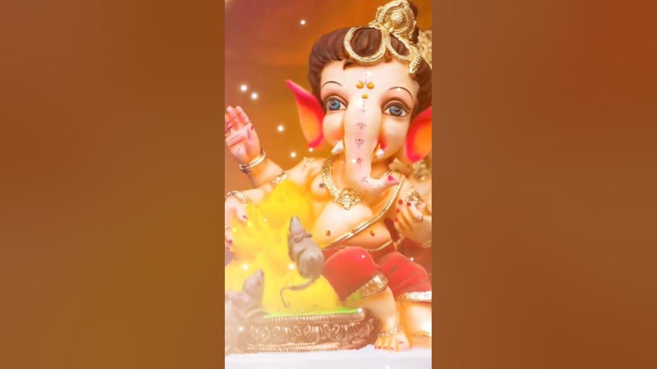 🚩🪔🐁 Ganesh ji Aarti 🧿 Jai Ganesh Jai Ganesh Deva🐭🛕🚩 Ganpati Bappa #cute ...