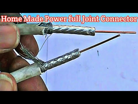 How to make Home Made Power full Wire Joint Connector