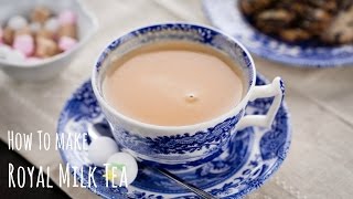 How To Make Royal Milk Tea Recipe ロイヤルミルクティーの作り方レシピ