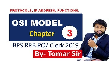Computer Awareness: OSI Model by Tomar Sir for IBPS RRB PO, CLERK, SSC, ALLAHABAD HIGH COURT RO