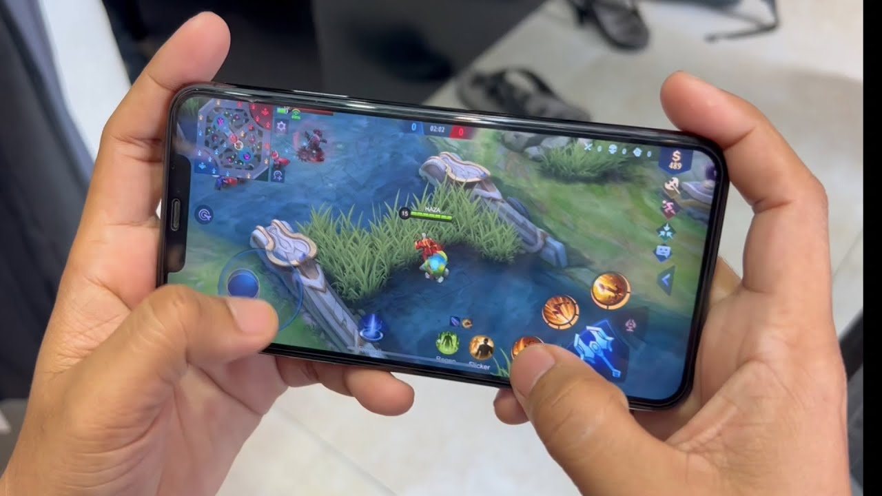 HAZA CHOU FREESTYLE (HandCam) ft.iPHONE 11 PRO MAX | Smooth FreeStyle |  MLBB