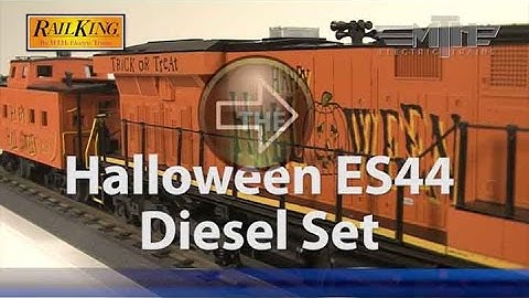 MTH RailKing O Gauge ES44 Halloween Set