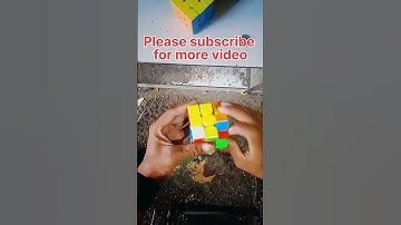 How to solve cube#3x3 #colours #speed #wca #gan #gancube #unboxing #pattern #megaminx #pyraminx