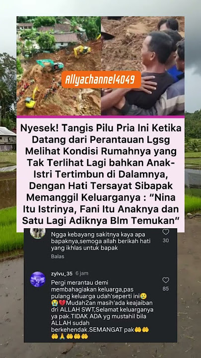 Turut berdukacita atas bencana longsor #trending #motivasi #shortvidio #fyp #viralvidio #quotes