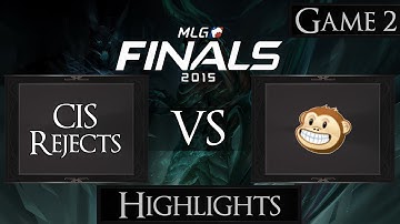 Dota 2 CIS Rejects vs Monkey Business | MLG World Finals 2015 Highlights