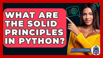 What Are The SOLID Principles In Python? - Next LVL Programming
