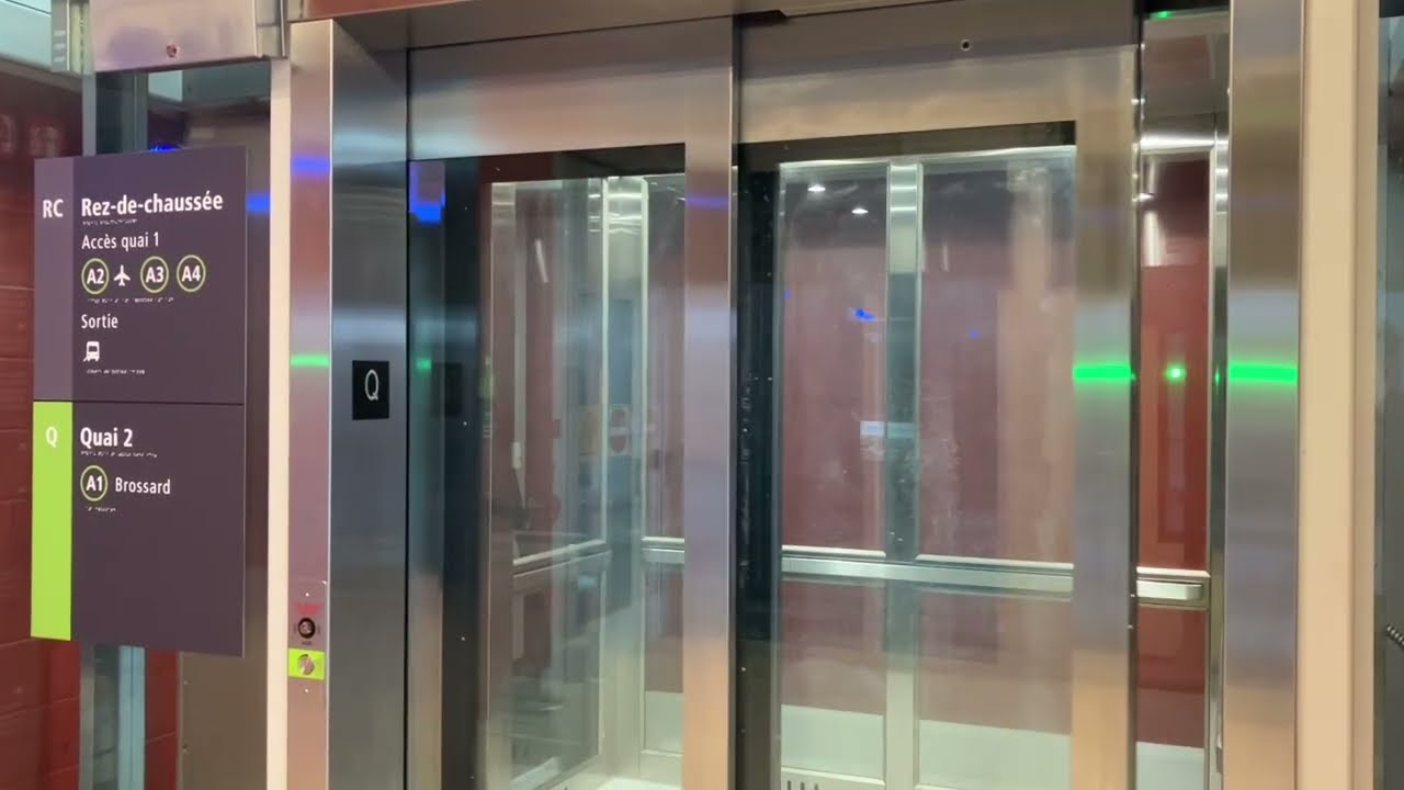 Elevators at Canora REM station