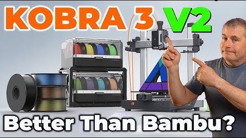 Cobra 3 V2: The 8-Filament 3D Printer You Need!