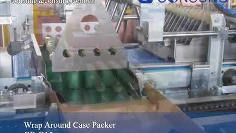 Side Load Case Packer Tray Packer Tray Loader for India Customer