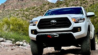 3rd gen Tacoma  Harbor Freight Badland hidden winch install.