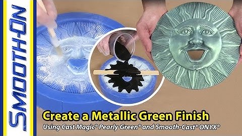 How To Make a Metallic Finish on a Resin Casting Using Cast Magic® Powder