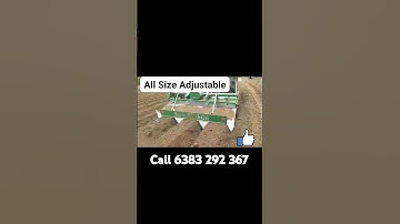SarvaShakthi ridger Rotavator #rotavetor #farmequipment #farming #SarvaShakthi