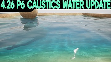 Unreal Engine 4.26p6 Caustics + foam