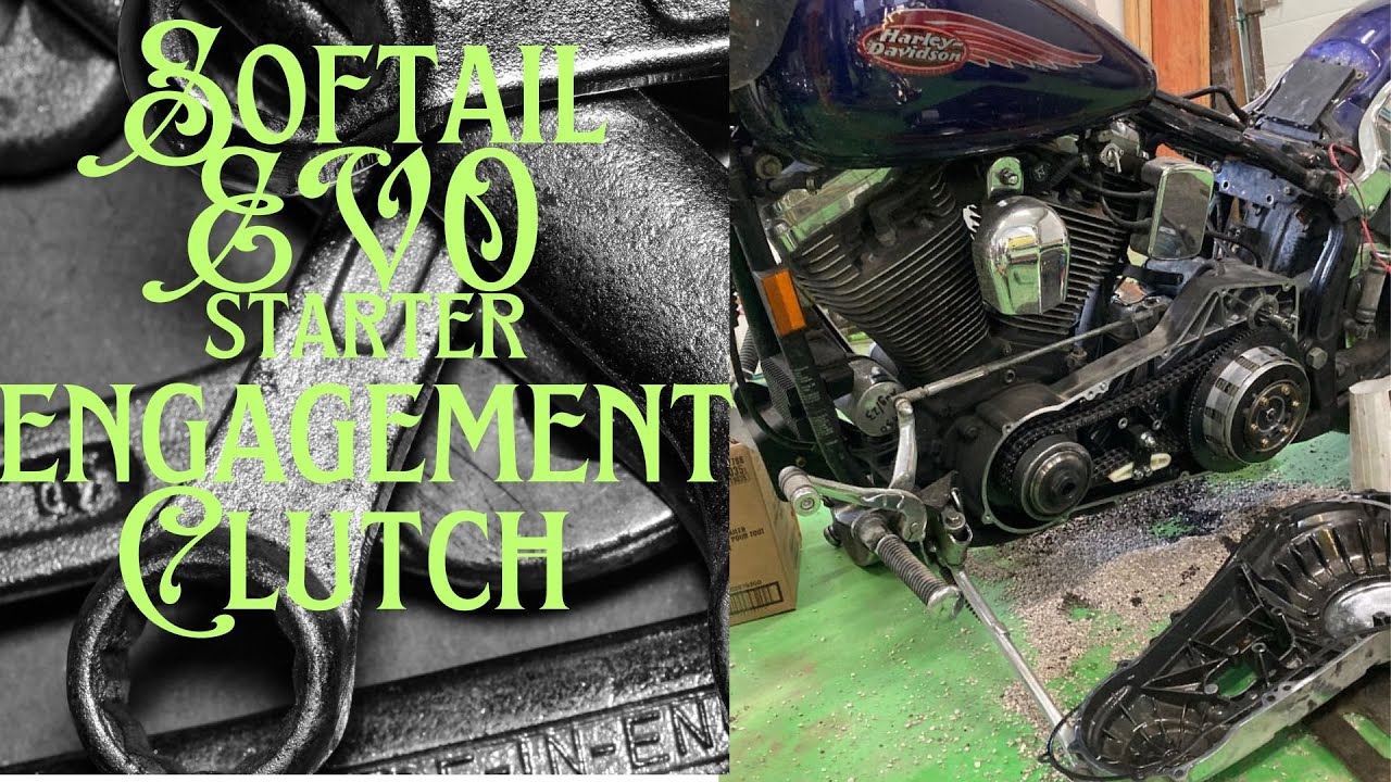 Harley softail Evo  starter engagement clutch replacement