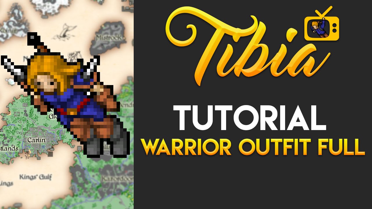 TIBIA TUTORIAL - NOBLEMAN/WOMAN FULL OUTFIT - YouTube