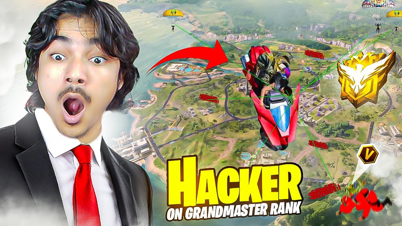 V Badge Youtuber & Hacker in Same Lobby😱 Can Booyah Possible? Garena Freefire