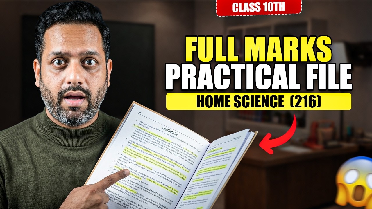 NIOS Class 10 Home Science Practical File March 2026 | NIOS Home ...