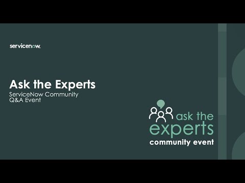 5/1 Ask the Expert:  Understanding Angular Providers in Service Portal