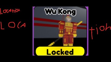 Where is wu kong (every second add 1 skill point)