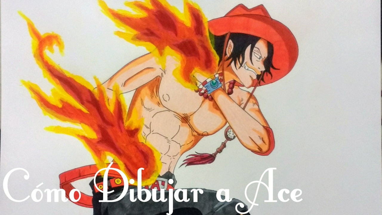 Como Dibujar a Portgas D. Ace |Paso a Paso|One Piece - thptnganamst.edu.vn