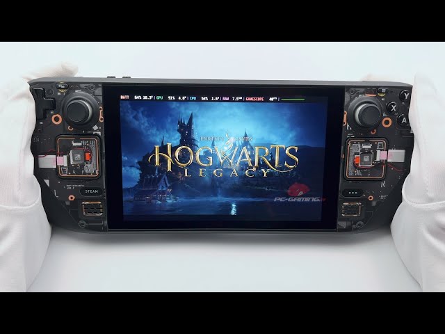 Hogwarts Legacy Pre Launch Steam Deck Gameplay Steam OS First 20 minutes  #hogwartslegacy 