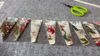 Tutorial: How to make perfect Dresden Plate points!