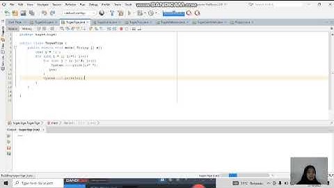 tugas struktur data(membuat program java menggunakan looping untuk menampilkan deret angka)