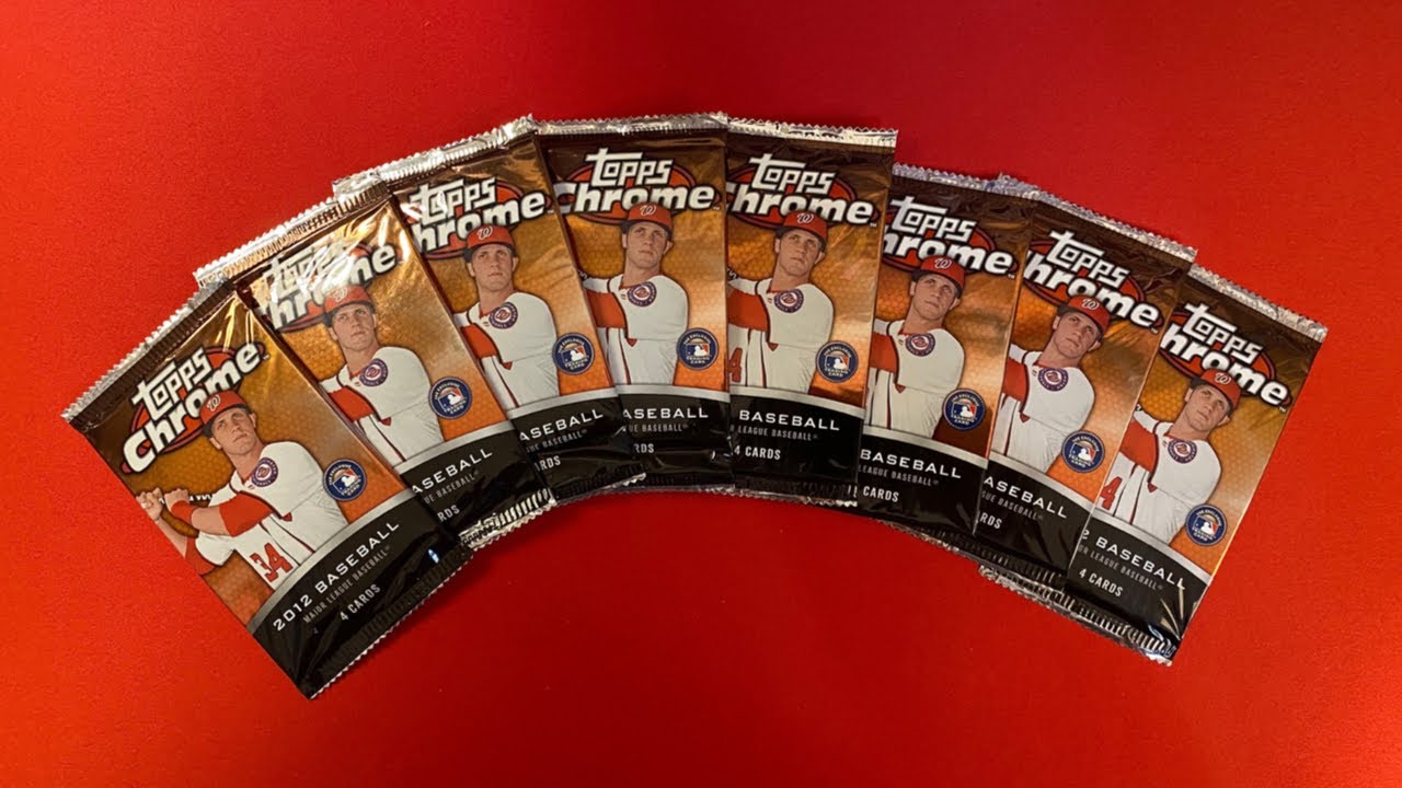 2012 Topps Chrome Packs!! Bryce Harper Rookie!!!!