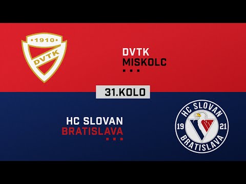 31.kolo DVTK Miskolc - HC Slovan Bratislava HIGHLIGHTS