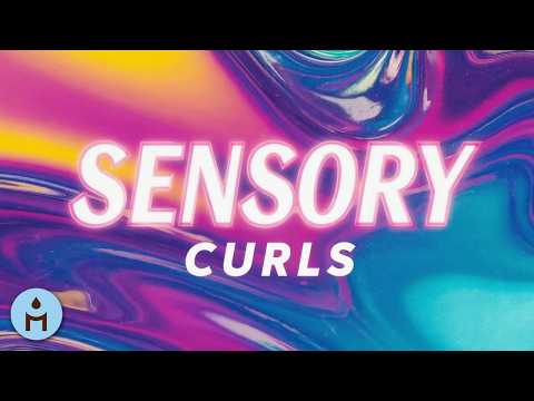 Rainbow Curls & Relaxing Music || Autism ADHD Sensory Therapy with Soft Ambience