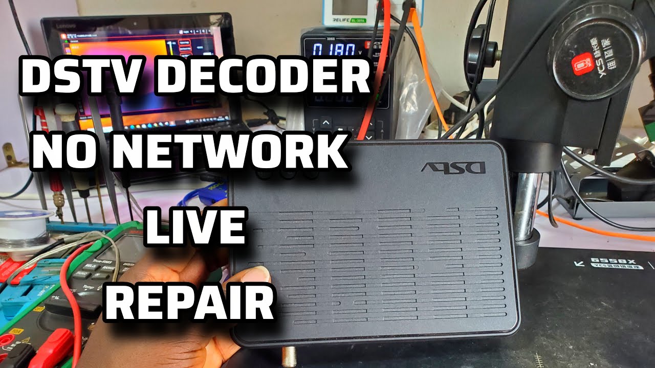 Brand New Decoder, No Network live Repair - YouTube