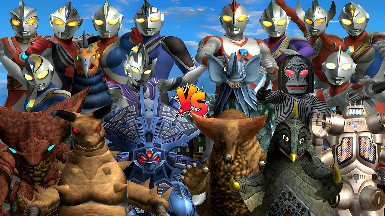 Ultraman Fighting Evolution3🔥Ultraman and monster combination battle#ufe3