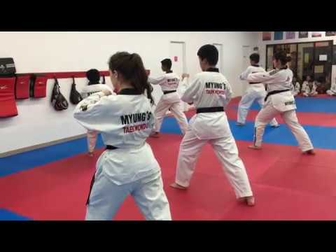 Black belt class Nov 16, 2016 Pattern 8 - TAEGEUK PAL JANG