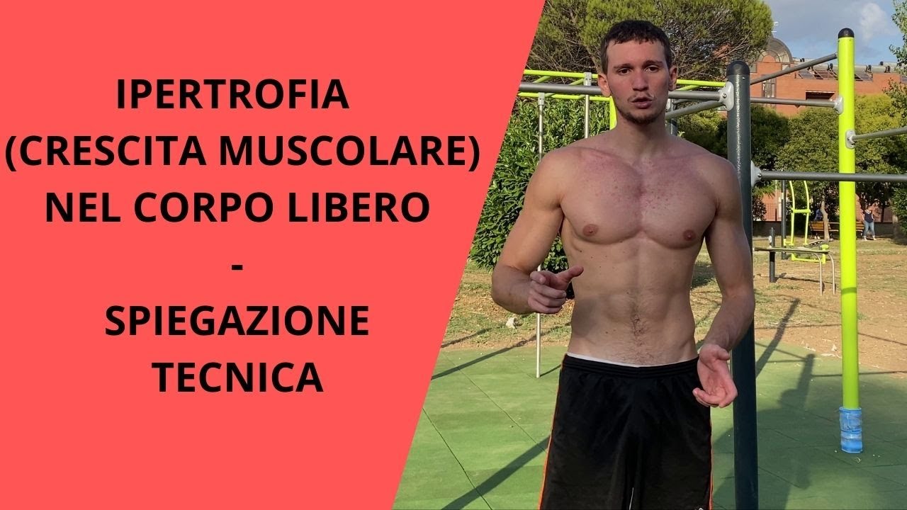 Ipertrofia a corpo libero (crescita muscolare) / spiegazione tecnica