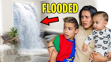 OUR HOUSE is FLOODED!! (DEVASTATING) | The Royalty Family