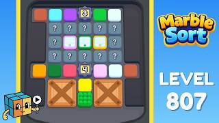 Marble Sort Level 807 (Hard) Walkthrough Solution screenshot 4