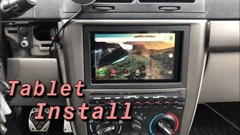 How to INSTALL TABLET as CAR RADIO - In Dash