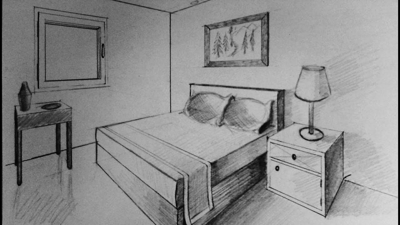 Animal How To Draw A Room Sketch with simple drawing