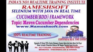 RAMESHSOFT: Cucumber Maven dependencies By Ramesh Anupati screenshot 5