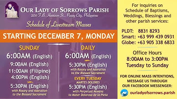 Sambuhay TV Mass sa Parokya | Nov 30, 2020, 7AM | Feast of St. Andrew,  Apostle