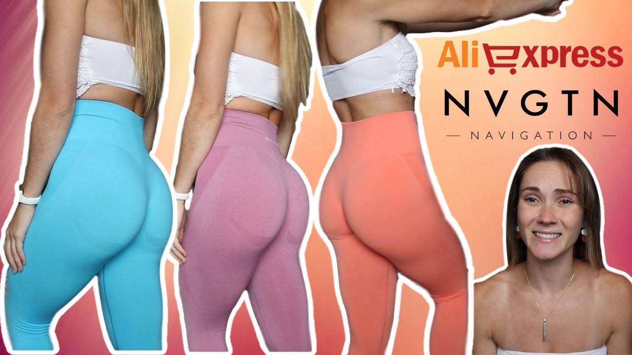 NVGTN LEGGINGS ALIEXPRESS DUPES UNDER $20! REVIEW AND TRY-ON HAUL 