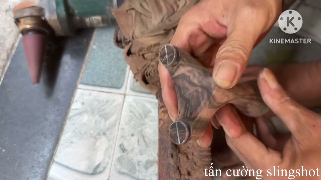 Древесина Diospyros siamensis, 9 января 2026 г., рогатка ручной работы /tancuongslingshot/