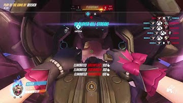 Competitive quintuple kill with D.Va