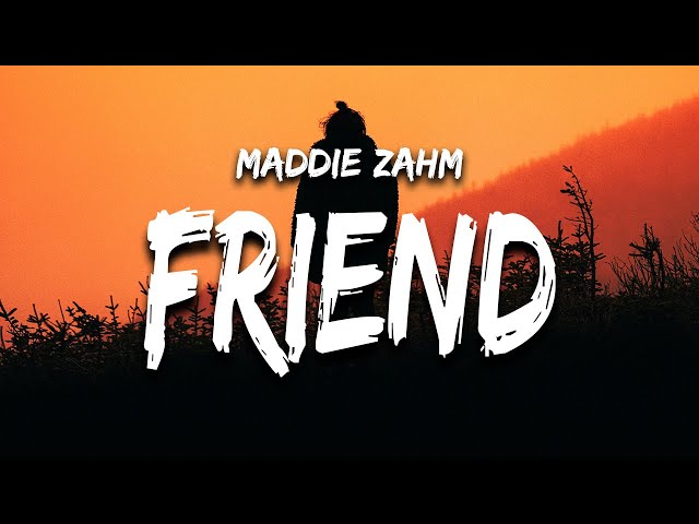 Maddie Zahm - Fat Funny Friend (Lyrics) “I’ve drawn out in sharpie where I’d take the scissors” class=