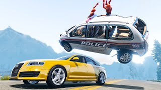 Satisfying Rollovers Crashes #52 - BeamNG Drive Crashes