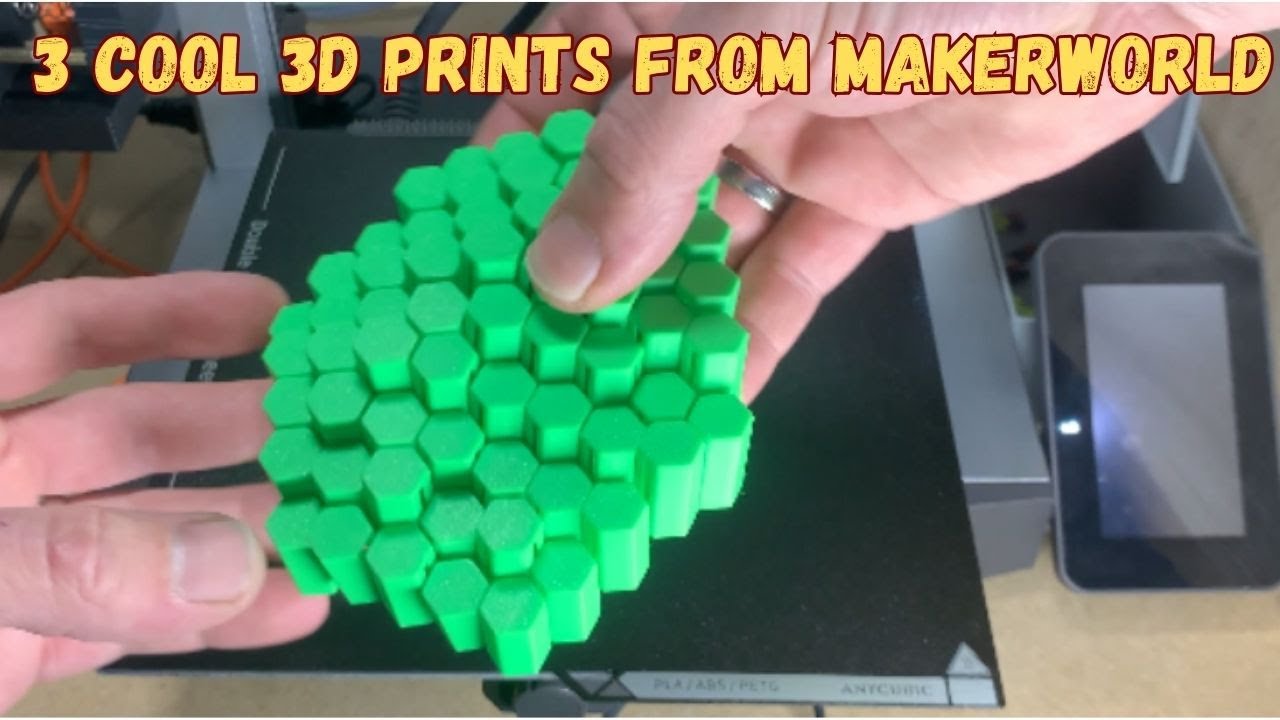 3 Cool 3D Prints From Makerworld - YouTube