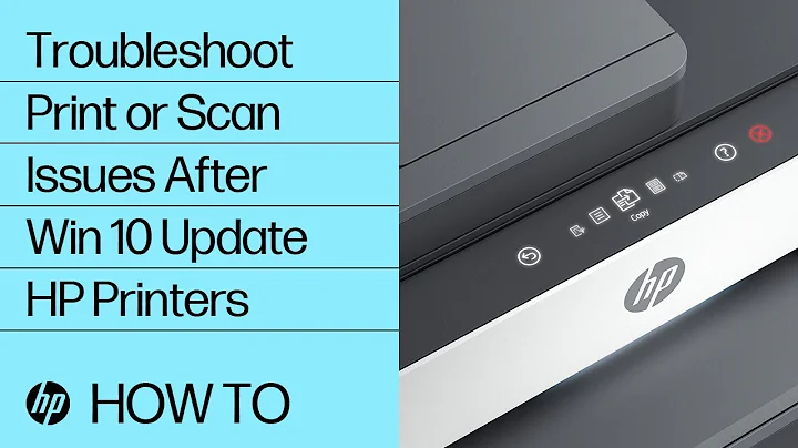 Troubleshooting Printing and Scanning Issues After a Windows 10 Update or Upgrade | @HPSupport