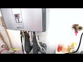 Rinnai Water Heater Not Working After Flush/Descaling In-use light not on