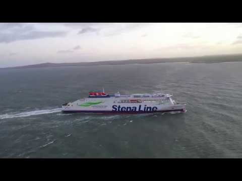 SHE’S HERE!!! Stena Estrid arrives in Holyhead