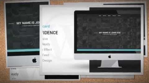 Confidence Responsive VCard WordPress Theme + Download